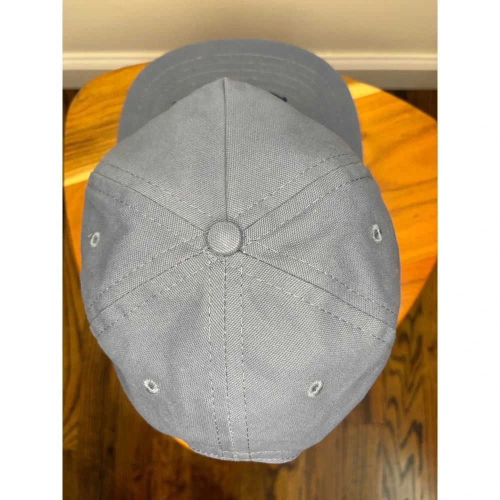 Sendero Provisions Co Patch Hat Mens Blue Canvas Moth Patch Rope Snapback Cap - Picture 3 of 5